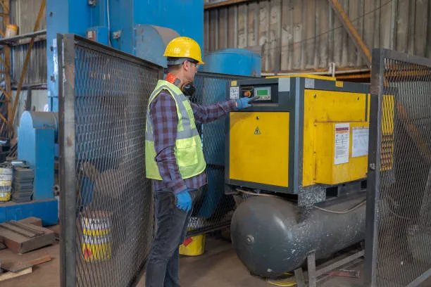 Instalação de compressores de ar comprimido