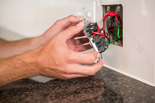 Instalação de tomadas elétricas