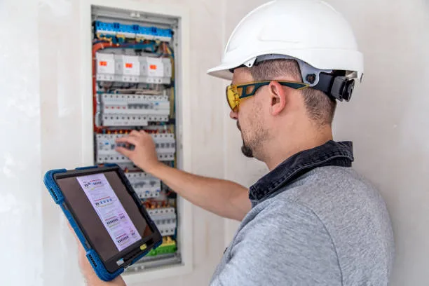 Montagem de painéis elétricos em empresa